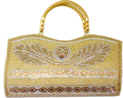 

Chouhan Stylish Party Gold Clutch