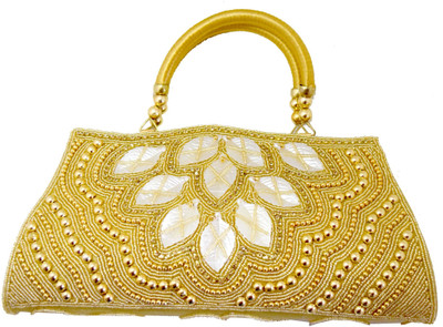 

Chouhan Stylish Party Gold Clutch