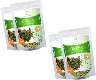

Vihado High Quality Premium Green Coffee Beans / 100% Pure & Natural / 4 Pack of 50g Instant Coffee 200 g(Pack of 4, Green Coffee Flavoured)