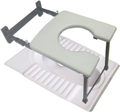 

Sr Biotech WALL HANG COMMODE STOOL FOR PATIENT Commode Chair(Multicolor)