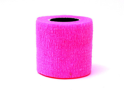 

SPITA ResQ Plast, Self Adhesive Bandage, Neon Pink, High Quality material with long lasting durability, Stretchable (4.5m*50mm) Crepe Bandage(5 cm)
