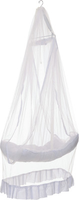 

VParents New Born Net Baby Swing Cradle with Mosquito net and Spring(Blue)