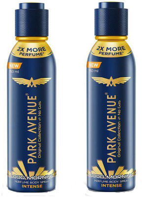 

Park Avenue Good Morning Intense Perfumed Body Spray Body Spray - For Men(300 ml, Pack of 2)