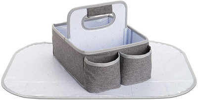 

Munchkin Portable Diaper Caddy Organizer, Grey Diaper Bag Dispenser(1 Bags)