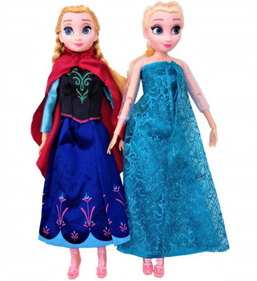 

TOYGALAXY True Sisters Princess Elsa & Princess Anna With Olaf Ideal Kids Toys For Girls(Multicolor)