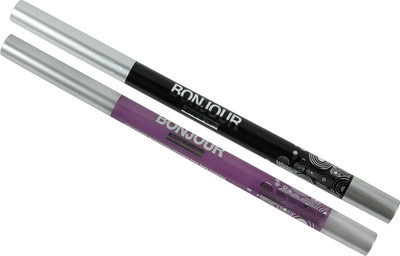 

Bonjour Light Purple & Black 2-in-1 Lip Liner/Eye Liner For Women 20 g(Light Purple & Black)