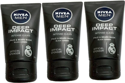 

Nivea Deep Impact Intense Clean Face & Beard Wash Face Wash(300 g)