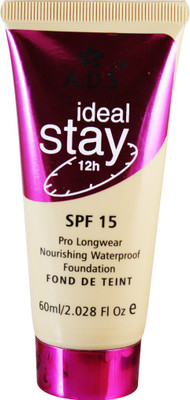 

ADS ideal Stay Foundation SPF15 12Hr A1683-03 Foundation(Warm Beige)