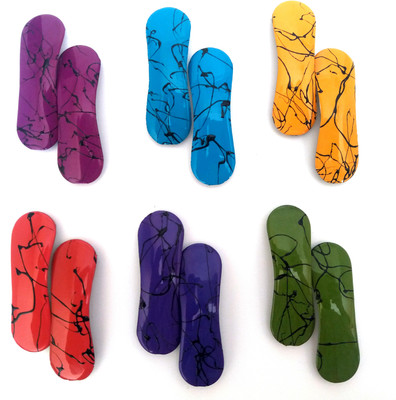 

Fashionable 6 PAIR OF COLORFULL Tic Tac Clip(Multicolor)