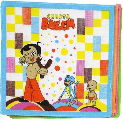 

Neska Moda Kid's Chhota Bheem Cotton 27x27 CM Handkerchief(Pack of 12)