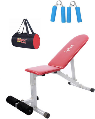 

Lifeline Adjustable Bench 311 Bonus With Gym Bag and Adjustable Hand Grip Home Gym Combo(100 - 120 kg)