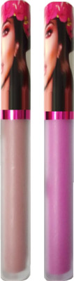 tanvi27 LONG LASTING VELVET MATTE(light peach, dark pink)