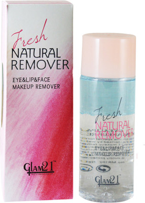 

Glam 21 Fresh Natural Eye,Lip&Face Makeup Remover MR102 Makeup Remover(100 ml)