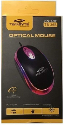 

Teramyte TB-71 Wired Optical Gaming Mouse(USB 2.0, Black)