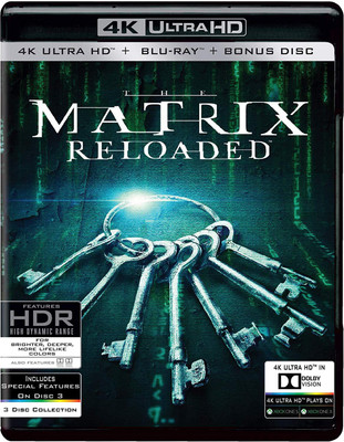 

The Matrix Reloaded (4K UHD + HD + Bonus Disc) (3-Disc Box Set)(4K(UHD) Blu-ray English)