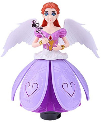 

Charms Gift Basket Angel Girl Robot with 3D Lights and Music(Pink)