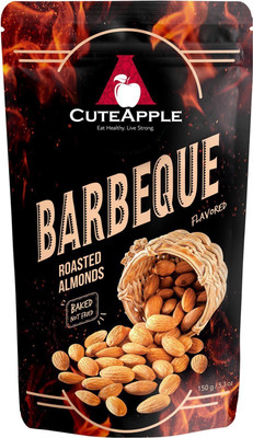 

CUTEAPPLE Barbeque Flavoured Roasted Almonds 150g Almonds(150 g, Pouch)