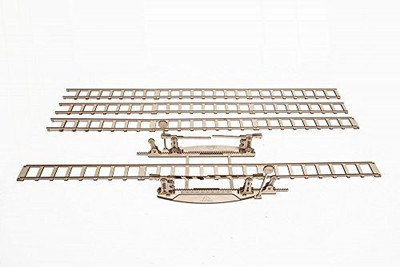 

Ugears Rails with Crossing by Ugears Is Mechanical 3D Puzzle Wooden Brainteaser for KidsTeens and Adults(1 Pieces)