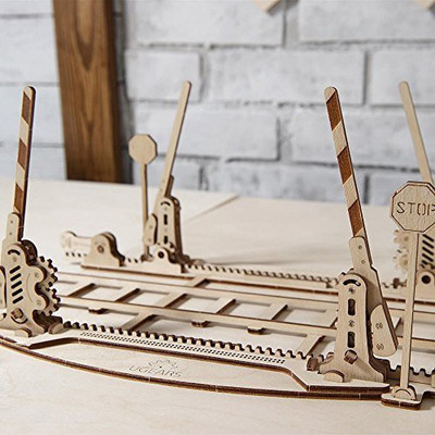 Ugears The Model Rails 3D wooden puzzle(1 Pieces)