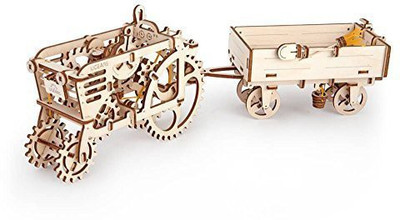 

Ugears Ugears Bundle 2 in 1 Tractor + Trailer Mechanical 3D Puzzle Eco-friendly Gift DIY Brainteaser Teens Adults Boys Girls Kids Toys(1 Pieces)