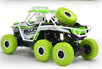 

AS.TOYS 1:16 6 wheels drive waterproof climbing toy Remote control car (GREEN)(Green)