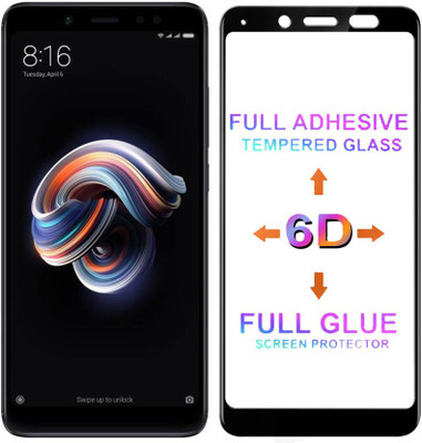 Micvir Edge To Edge Tempered Glass for Mi Redmi Note 5 Pro(Pack of 1)