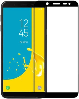 EASYBIZZ Edge To Edge Tempered Glass for Samsung Galaxy J6(Pack of 1)