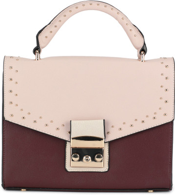 

Accessorize Women Casual Pink, Maroon PU Sling Bag, Maroon;pink