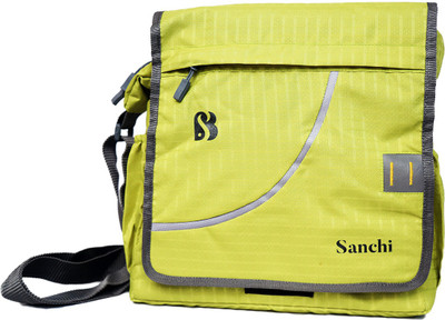 

Sanchi Men & Women Casual Green Polyester Sling Bag