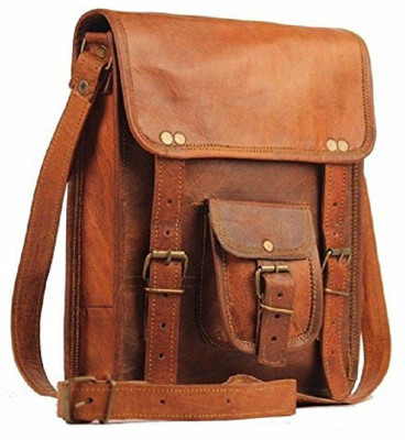 Super Men & Women Casual Brown Leatherette Sling Bag