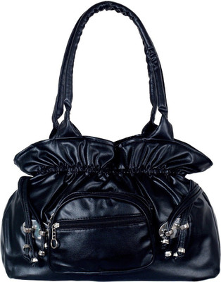 

VISHESH COLLECTIONS Women Evening/Party, Casual Black PU Hand-held Bag
