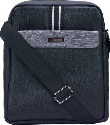 

ESBEDA Men Casual Black PU Sling Bag