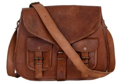 

Super Women Formal Brown Leatherette Sling Bag