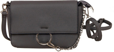 

peaubella Women Casual Grey Synthetic Leather Sling Bag