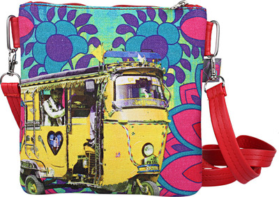 

FATFATIYA Women Casual Multicolor Canvas Sling Bag