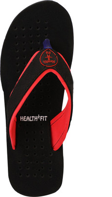 HealthFit Rubber Diabetic & Orthopedic Footwear for Women's (Black, 6) Slippers