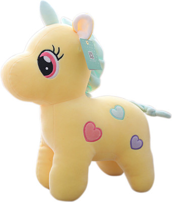 

Tickles Yellow Super Soft Plush Cute Unicorn Stuffed Soft For Kids 35 cm - 35 cm(Yellow)