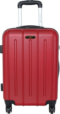 

Swisstek Hard Sided Trolley Cabin Luggage RED - ABS Cabin Luggage -  inch(Red