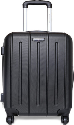 

Swisstek Hard Sided Trolley Cabin Luggage Black - ABS Cabin Luggage -  inch(Black