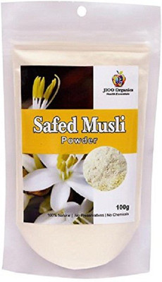 

Jioo Organics Safed Musli Powder,Chlorophytum Borivilianum_Pack Of 100 g(100 mg)