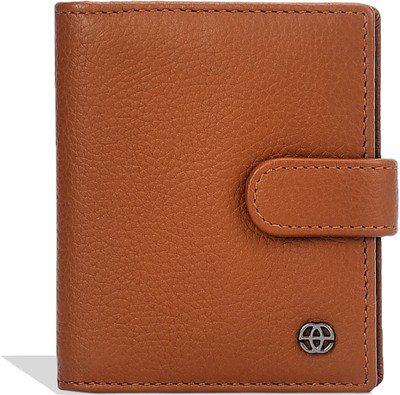 

Eske Men Casual Brown Genuine Leather Card Holder(6 Card Slots), Cognac