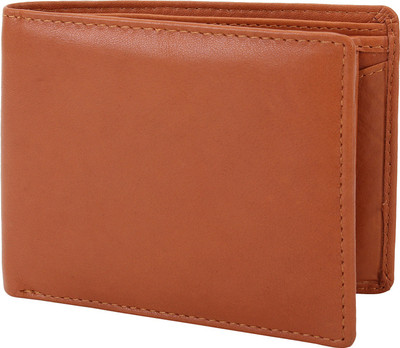

Entire Men Tan Genuine Leather Wallet(6 Card Slots)