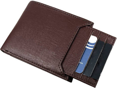 

rozvolt Men Formal Brown Artificial Leather Wallet(6 Card Slots), Multi