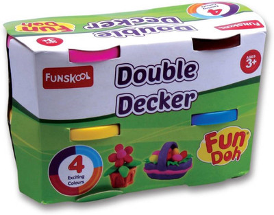 

Funskool Fundoh Double Decker 4 Clay doh