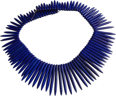 

Aumni Crafts Jewellery Making Synthetic Beads Graduated Multi-Size Range 20mm to 50mm Spike Deep Blue (Sold as 1 string, 96 beads/string)