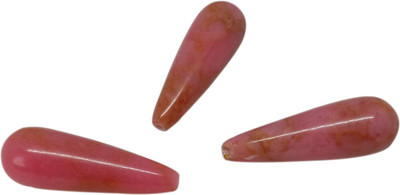 

Aumni Crafts Jewellery Making Craft Stone Beads 30x10mm Drop Pink (Pack of 10 pieces)