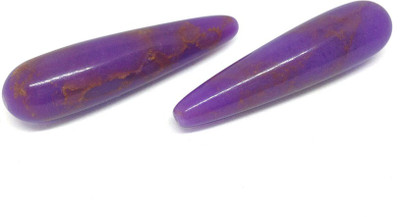 

Aumni Crafts Jewellery Making Craft Stone Beads 40x10mm Drop Purple (Pack of 10 pieces)