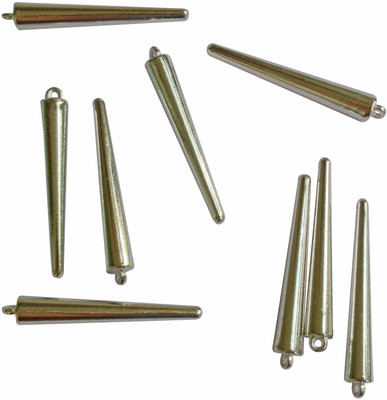 

Aumni Crafts Jewellery Making Metal Alloy Spikes 36x5mm Spike Silver Color (Pack of 40 pieces)