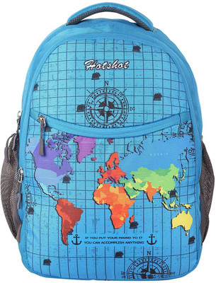 

Hot Shot Polyester School, Collage and Casual 28.0 L Standrad Size Backpack(Multicolor)