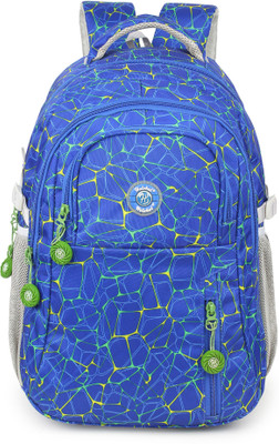 

Hot Shot Polyester Waterproof School-College-Tution-Gym Casual 30.0 L Standrad Size Backpack(Blue)